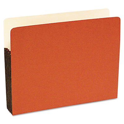 S J Paper Durable File Pocket, 5 1/4 Inch Expansion, 11 3/4 x 9 1/2, Letter, Red