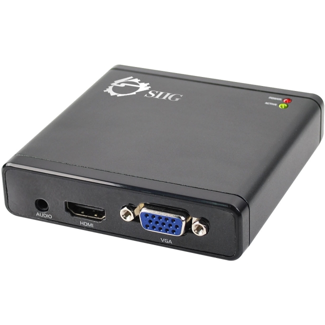 SIIG USB 2.0 to HDMI/VGA with Audio JU-HM0012-S1