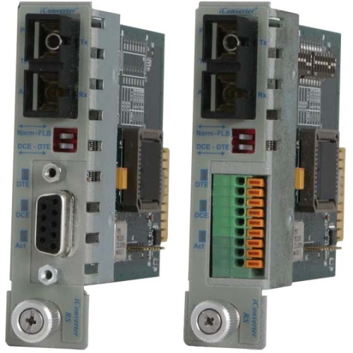 Omnitron iConverter RS-232 to Fiber Media Converter 8770-1
