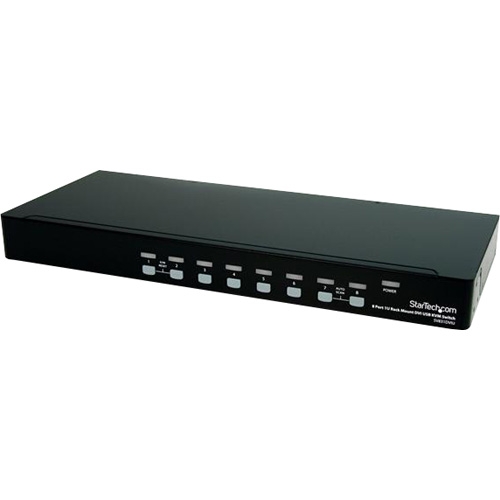 StarTech.com 8 Port 1U Rack Mount DVI USB KVM Switch SV831DVIU
