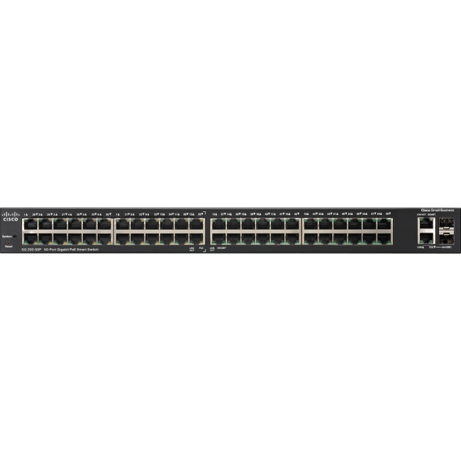 Cisco Gigabit PoE Smart Switch SLM2048PT-NA SG200-50P
