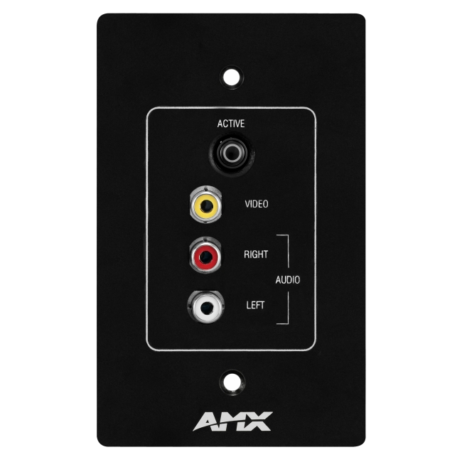 AMX Audio/Video Universal Transmitter Faceplate FG1402-50-SB UPX-CS+A-US
