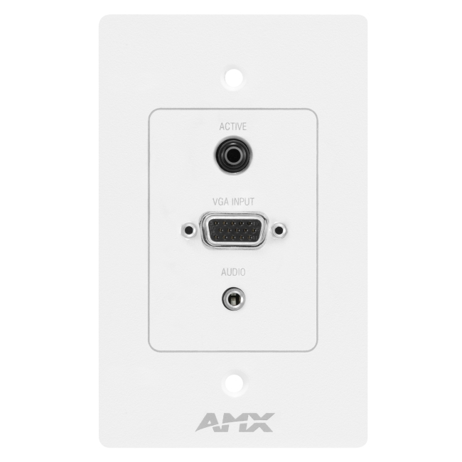 AMX Audio/Video Universal Transmitter Faceplate FG1402-50-SW UPX-CS+A-US