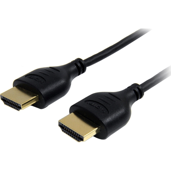StarTech.com 3 ft High Speed Slim HDMI Digital Video Cable with Ethernet - M/M HDMIMM3HSS