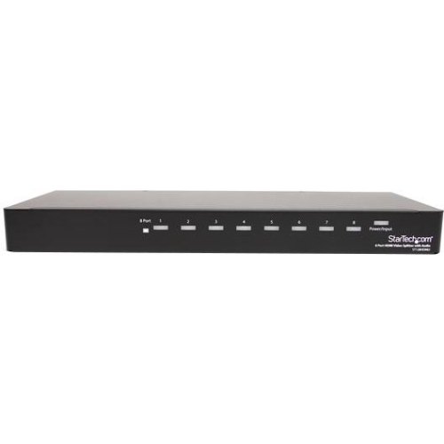 StarTech.com 8 Port High Speed HDMI Video Splitter w/ Audio - Rack Mountable ST128HDMI2