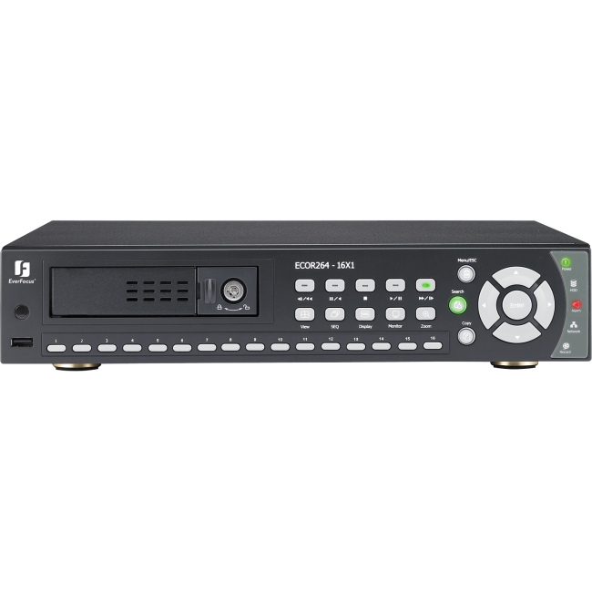 EverFocus 16-Channel Digital Video Recorder ECOR264-16X1R/1T ECOR264-16X1R