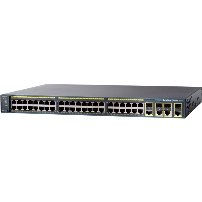 Cisco Catalyst Ethernet Switch - Refurbished WS-C2960-48PSTL-RF WS-C2960-48PST-L