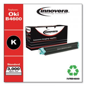 Innovera Compatible with 43502301 Toner, 3000 Yield, Black IVRB4600