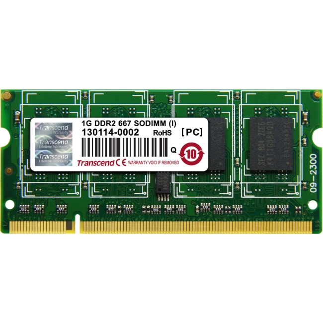 Transcend 1GB DDR2 SDRAM Memory Module TS128MSQ64V6U-I