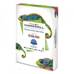 Hammermill Premium Color Copy Cover, 100 Bright, 100lb, 17 x 11, Photo White, 250 Sheets/PK HAM133202 133202
