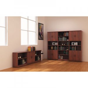 Alera Valencia Series Bookcase, Six-Shelf, 31 3/4w x 14d x 80 3/8h, Med Cherry ALEVA638232MC