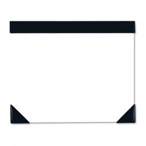 House of Doolittle Executive Doodle Desk Pad, 25-Sheet White Pad, Refillable, 22 x 17, Black/Silver HOD45002 450-02