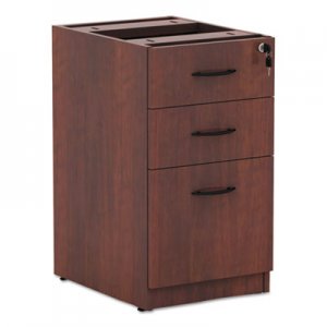 Alera Valencia B/B/F Full Pedestal, 15 5/8w x 20 1/2d x 28 1/2h, Medium Cherry