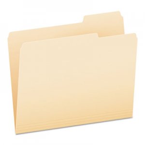Pendaflex File Folders, 1/3 Cut, Third Position, Top Tab, Letter, Manila, 100/Box PFX752133 752 1/3-3