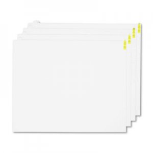Crown Walk-N-Clean Mat 60-Sheet Refill Pad, 30w x 24h, 4/Carton, White CWNWCRPLPDW WCRPLPDW