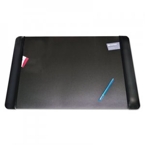 Artistic Executive Desk Pad with Leather-Like Side Panels, 36 x 20, Black AOP413861 4138-6-1