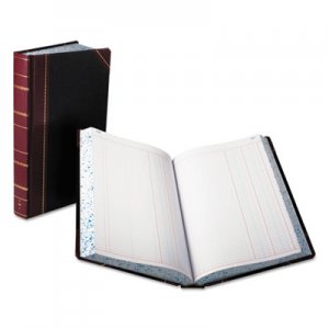 Boorum & Pease Record/Account Book, Journal Rule, Black/Red, 500 Pages, 14 1/8 x 8 5/8 BOR9500J 9