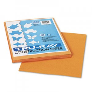 Pacon Tru-Ray Construction Paper, 76 lbs., 9 x 12, Tan, 50 Sheets/Pack PAC103023 103023