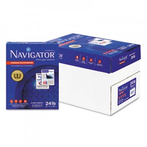 Navigator Premium Multipurpose Paper, 99 Brightness, 24lb, 8-1/2 x 11, White, 5000/Carton SNANMP1124 NMP1124