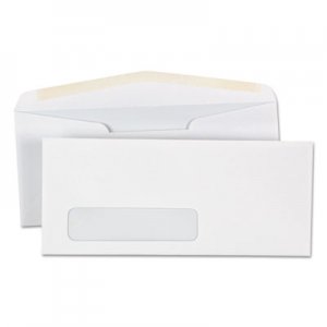 Genpak Window Business Envelope, #10, 4 1/8 x 9 1/2, White, 500/Box UNV35211