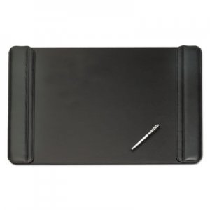 Artistic Sagamore Desk Pad w/Flip-Open Side Panels, 38 x 24, Black AOP513381 5133-8-1