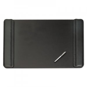 Artistic Sagamore Desk Pad w/Flip-Open Side Panels, 38 x 24, Black AOP513381 5133-8-1