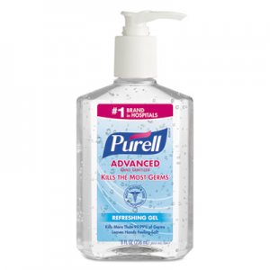 PURELL Advanced Instant Hand Sanitizer, 8oz Pump Bottle GOJ965212EA 9652-12