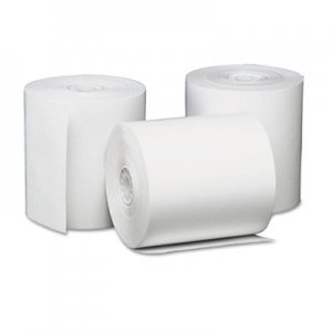 Genpak Single-Ply Thermal Paper Rolls, 3 1/8" x 230 ft, White, 50/Carton UNV35763
