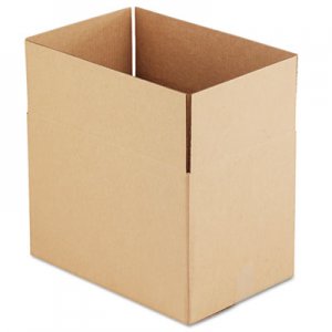 Genpak Brown Corrugated - Fixed-Depth Shipping Boxes, 18l x 12w x 12h, 25/Bundle UFS181212