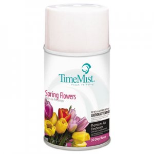 TimeMist Air Freshener Dispenser Refill, Spring Flowers, 6.6 oz, Aerosol TMS1042712EA 1042712EA