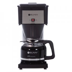 BUNN 10-Cup Velocity Brew BX Coffee Brewer, Black, Stainless Steel BUNBXB 38300.0067