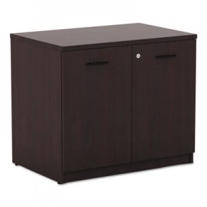 Alera Valencia Series Storage Cabinet, 34w x 22 3/4d x 29 1/2h, Mahogany ALEVA613622MY