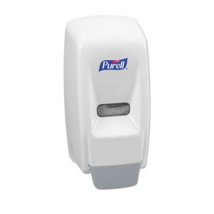 PURELL Bag-In-Box Hand Sanitizer Dispenser, 800mL, 5 5/8w x 5 1/8d x 11h, White GOJ962112 9621