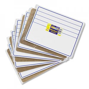 Chenille Kraft Student Dry-Erase Boards, 12 x 9, Blue/White, 10/Set CKC988210 9882-10