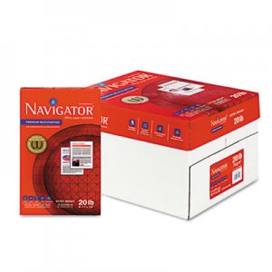 Navigator Premium Multipurpose Paper, 97 Brightness, 20lb, 8-1/2x14, White, 5000/Carton SNANMP1420 NMP1420