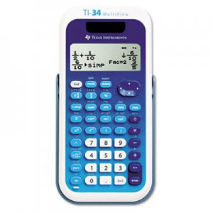 Texas Instruments TI-34 MultiView Scientific Calculator, 16-Digit LCD TEXTI34MULTIV 34MV/TBL/1L1/A