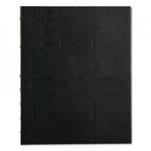 Blueline NotePro Notebook, 9 1/4 x 7 1/4, White Paper, Black Cover, 75 Ruled Sheets REDA7150BLK A7150.BLK