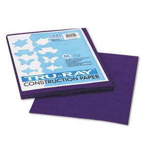 Pacon Tru-Ray Construction Paper, 76 lbs., 9 x 12, Purple, 50 Sheets/Pack PAC103019 103019