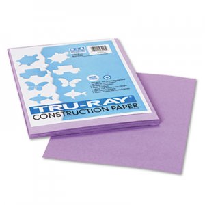 Pacon Tru-Ray Construction Paper, 76 lbs., 9 x 12, Lilac, 50 Sheets/Pack PAC103018 103018