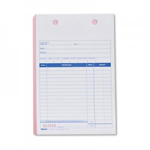 Rediform Sales Form for Registers, 5 1/2 x 8 1/2, Blue Print Three-Part, 500 Forms RED5558BT 5558BT