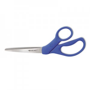 Westcott Preferred Line Stainless Steel Scissors, 8" Bent, Blue ACM43218 43218