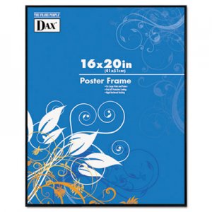DAX Coloredge Poster Frame, Clear Plastic Window, 16 x 20, Black DAXN16016BT N16016BT