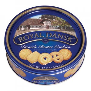 Royal Dansk Cookies, Danish Butter, 12oz Tin OFX53005 53005