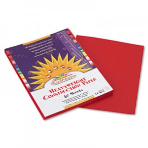 SunWorks Construction Paper, 58 lbs., 9 x 12, Red, 50 Sheets/Pack PAC6103 6103