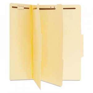 Genpak Manila Classification Folders, Letter, Six-Section, 15/Box UNV10300