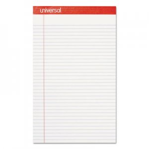 Genpak Perforated Edge Writing Pad, Wide/Margin Rule, Legal, White, 50 Sheet, Dozen UNV45000 M9-45000