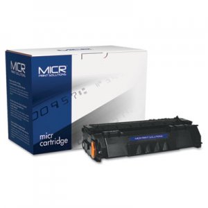 MICR Print Solutions Compatible with Q5949AM MICR Toner, 2,500 Page-Yield, Black MCR49AM