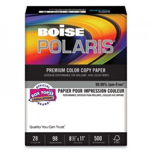 Boise POLARIS Premium Color Copy Paper, 98 Bright, 28lb, Letter, White, 500 Sheets CASBCP2811 BCP-2811