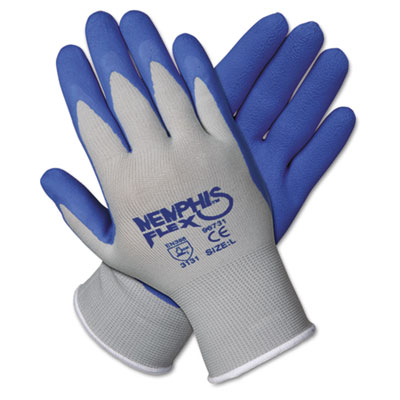 Memphis Memphis Flex Seamless Nylon Knit Gloves, Extra Large, Blue/Gray, Pair 96731XL CRW96731XL