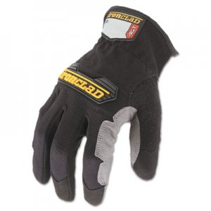Ironclad Workforce Glove, Medium, Gray/Black, Pair IRNWFG03M WFG-03-M